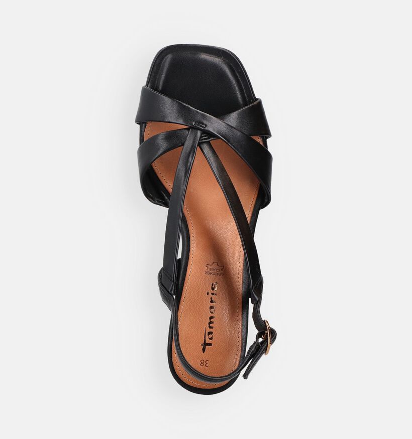 Tamaris Zwarte Sandalen op hak voor dames (371751)