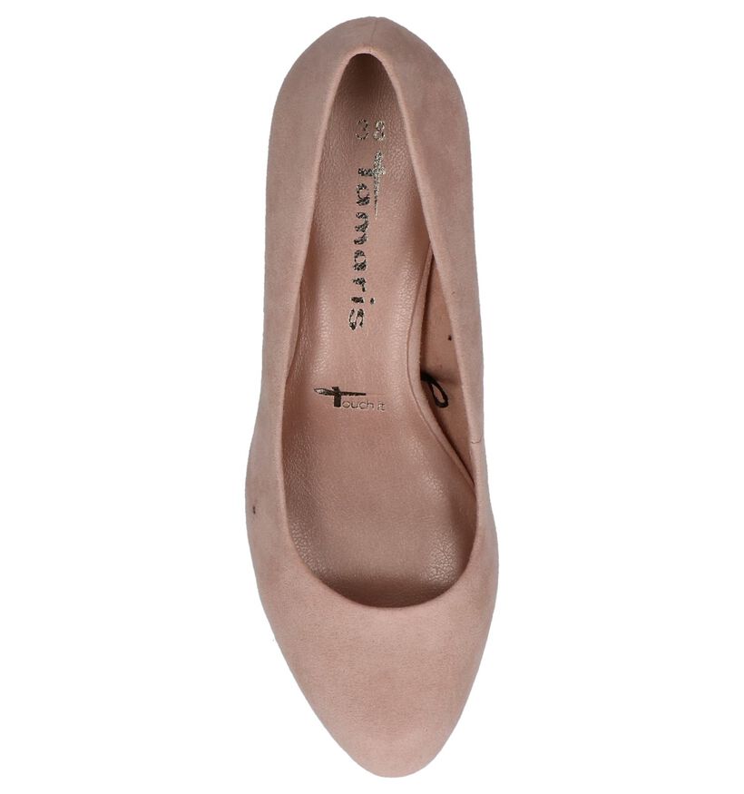 Tamaris Escarpins classique en Rose clair en textile (214236)