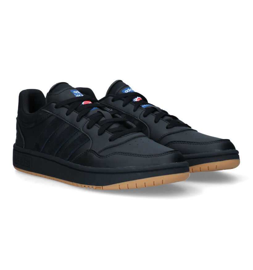 adidas Hoops 3.0 Zwarte Sneakers voor heren (326293)