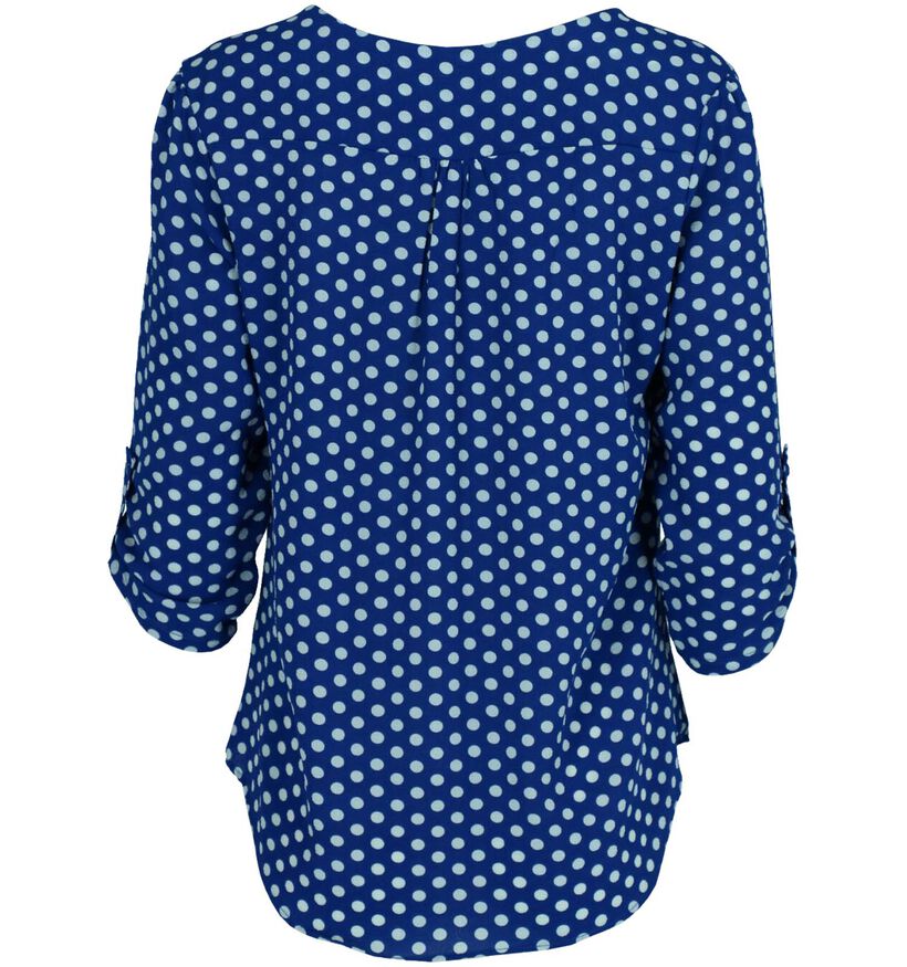 Revd'elle Ombrette Blouse en Bleu (280107)