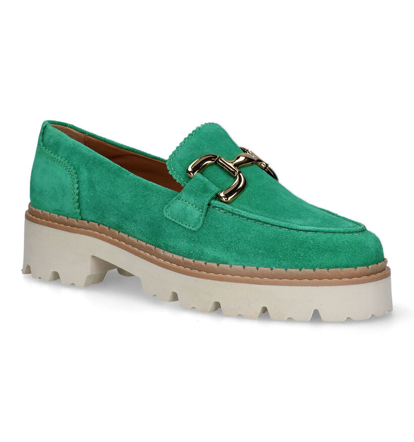 Tango Bee Bold Mocassins en Vert pour femmes (322569) - pour semelles orthopédiques