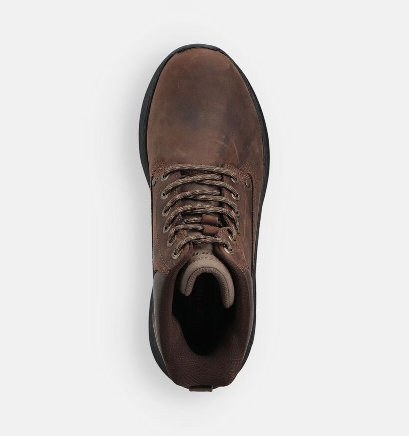 Skechers Pollard Waylon Bruine Veterboots voor heren (360855)