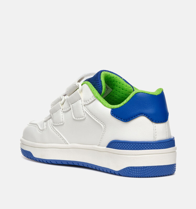Geox Washiba Witte Velcroschoenen voor jongens (356386) - geschikt voor steunzolen