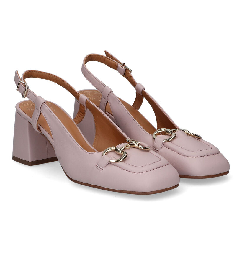 Pedro Miralles Escarpins slingback en Rose foncé pour femmes (308400)