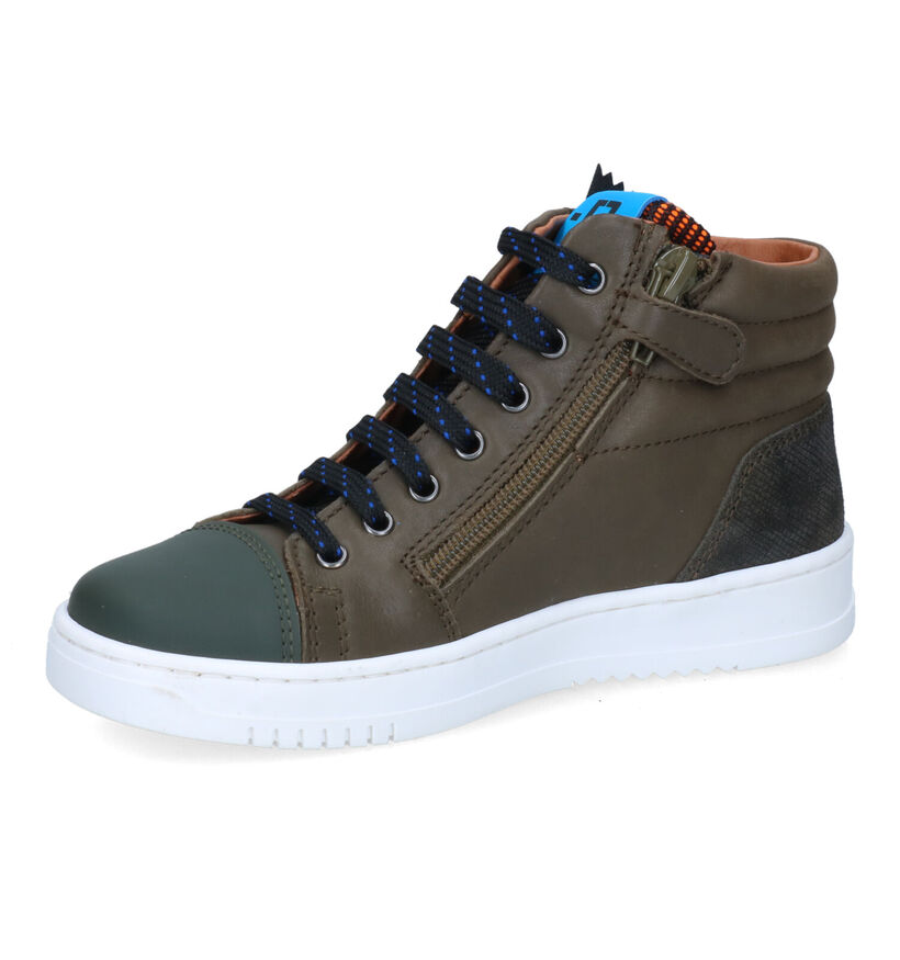 FR By Romagnoli Kaki Hoge Schoenen in leer (314514)