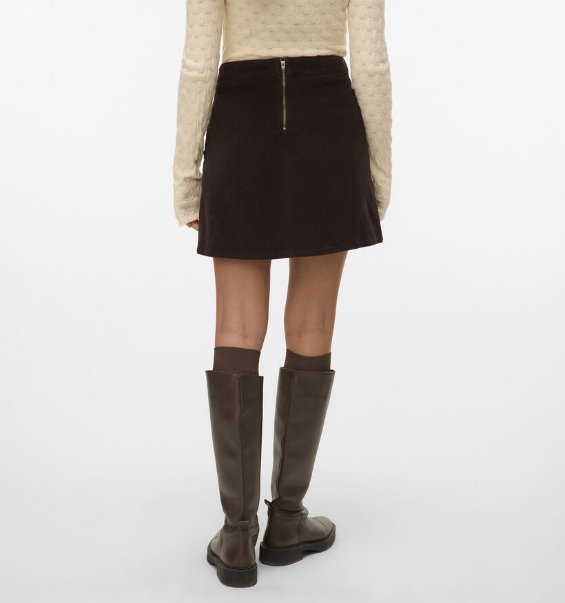 Vero Moda Kata Corduroy Donkerbruine Rok voor dames (381320)