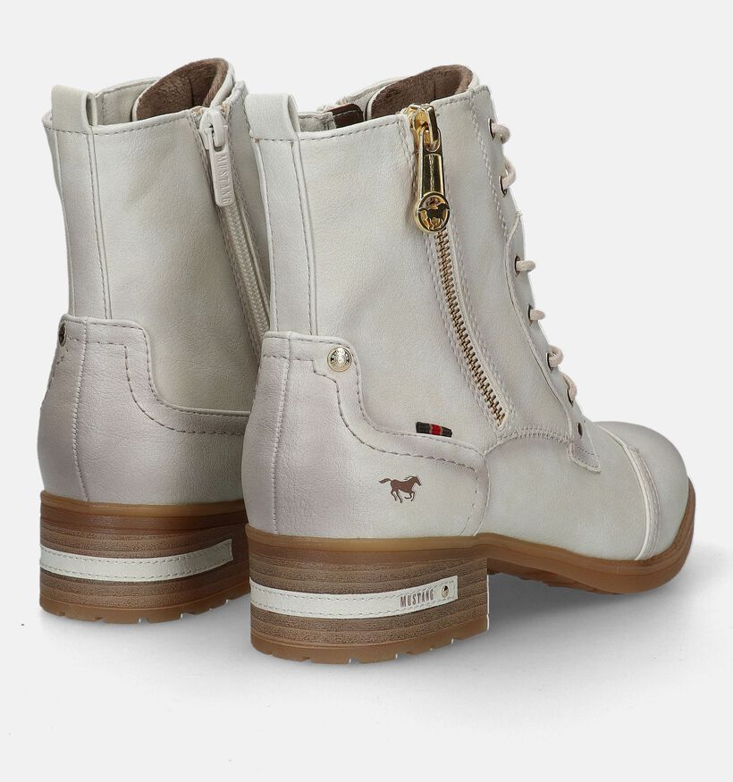 Mustang Boots à lacets en Marron pour femmes (345413)