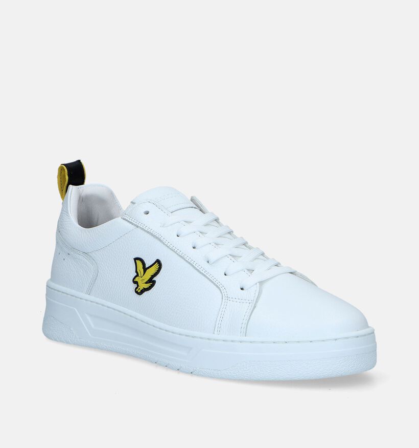 Lyle & Scott Chaussures à lacets en Blanc pour hommes (348701) - pour semelles orthopédiques