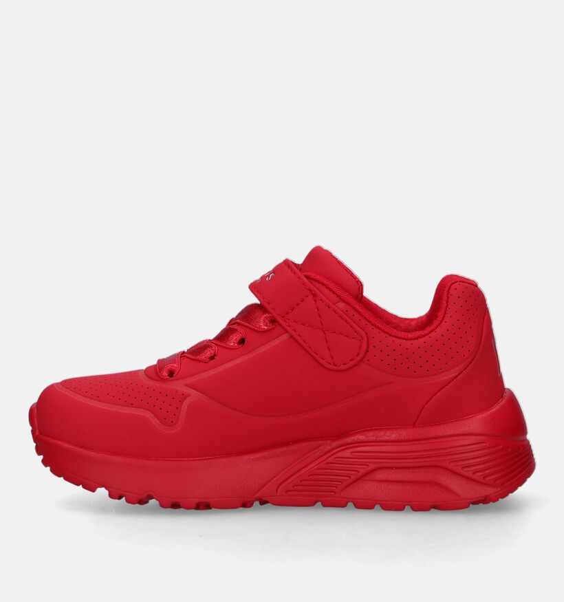 Skechers Uno Lite Baskets en Rouge pour filles, garçons (334315)