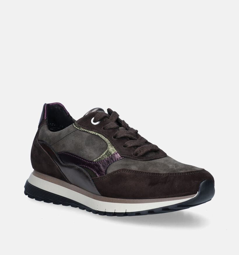 Gabor OptiFit Bruine Sneakers voor dames (344797) - geschikt voor steunzolen