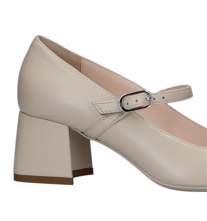 NeroGiardini Escarpines avec sangle en Beige pour femmes (330212)