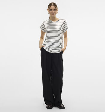 Vero Moda T-shirts Wit/Rood