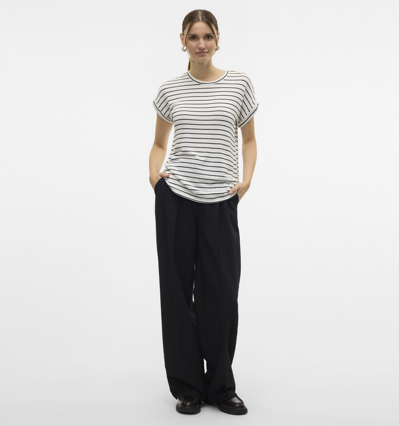 Vero Moda Brianna T-shirt en Blanc pour femmes (367142)