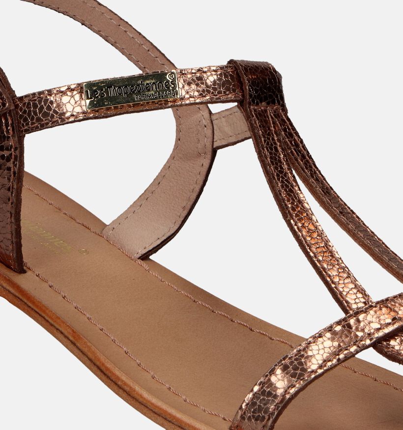 Les Tropeziennes Hamat Sandales en Bronze pour femmes (324761)