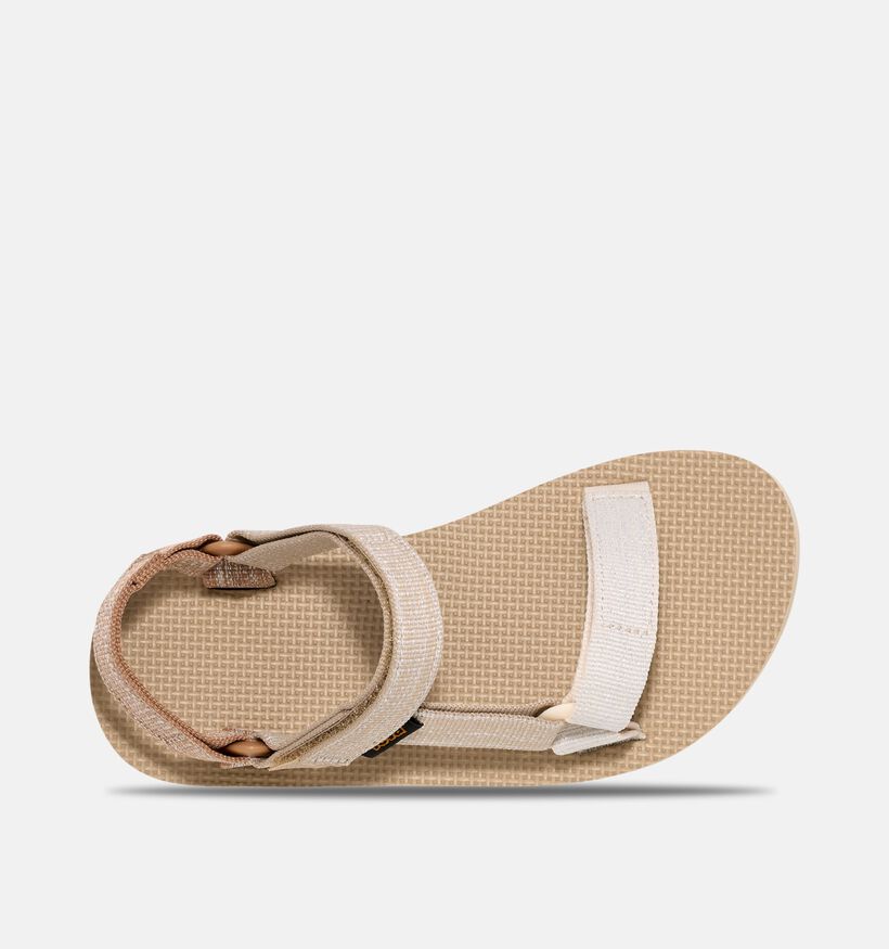 Teva Original Universal Sandales de marche en Beige pour filles (353996)