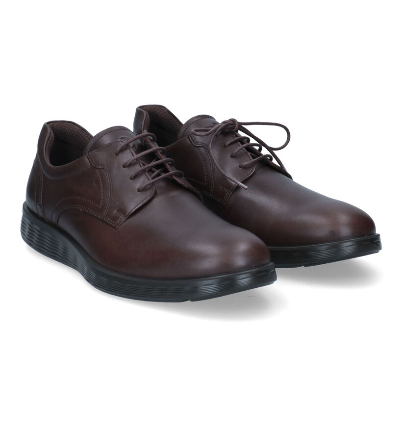 ECCO Lite Hybrid Chaussures à lacets en Noir pour hommes (336828) - pour semelles orthopédiques