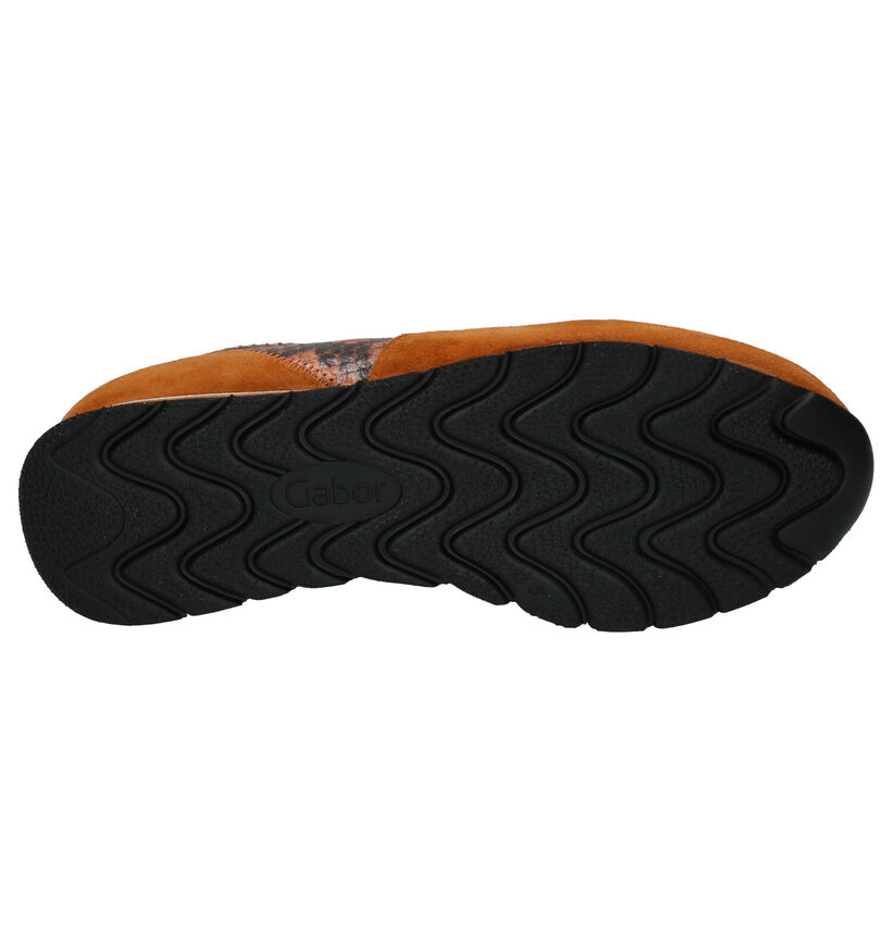 Gabor Comfort Chaussures basses en Jaune en daim (260084)