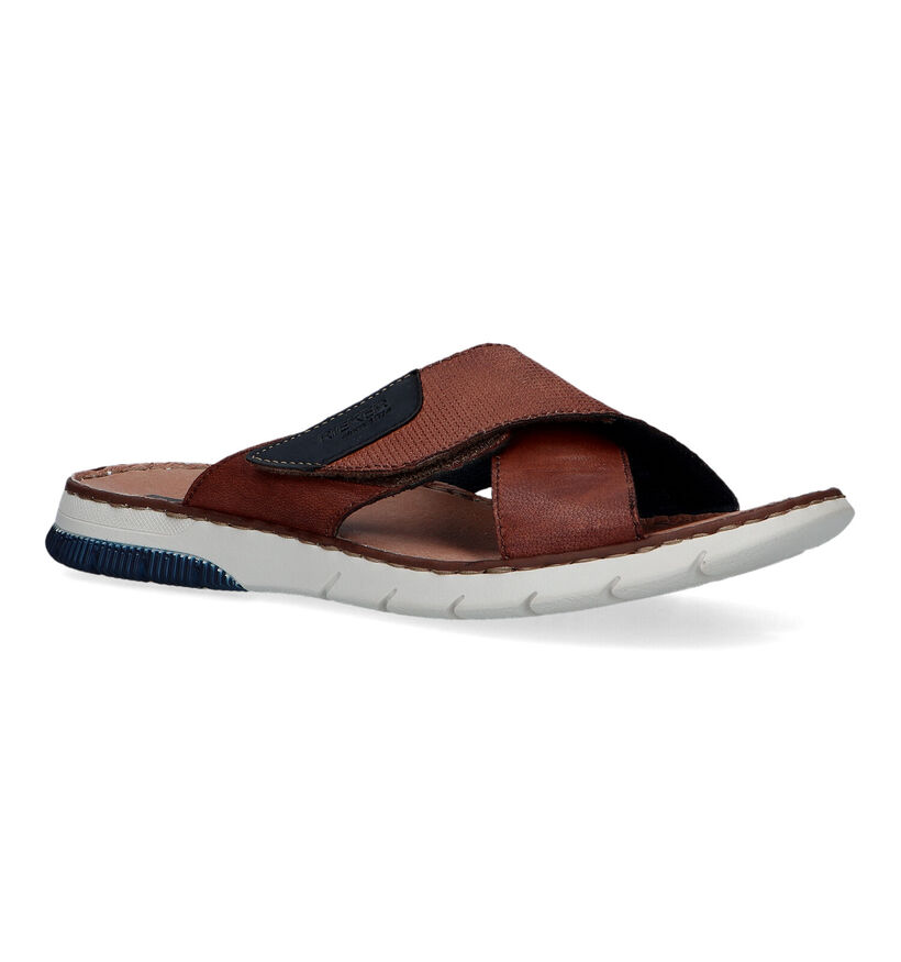 Rieker Cognac Slippers voor heren (323634)