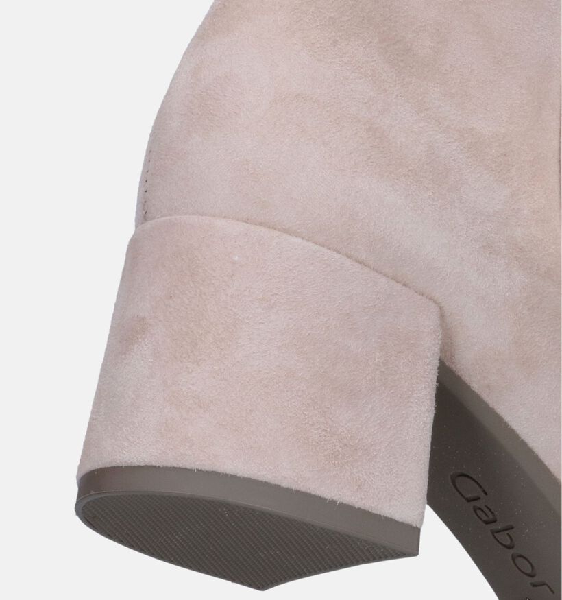 Gabor Comfort Bottines à talons en Beige pour femmes (320180)