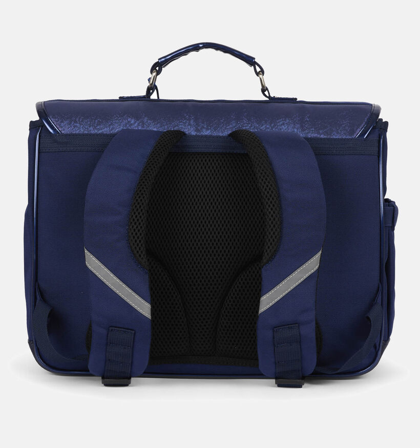 Caramel & cie. Navy Oxford Donkerblauwe Boekentas voor meisjes (373699)