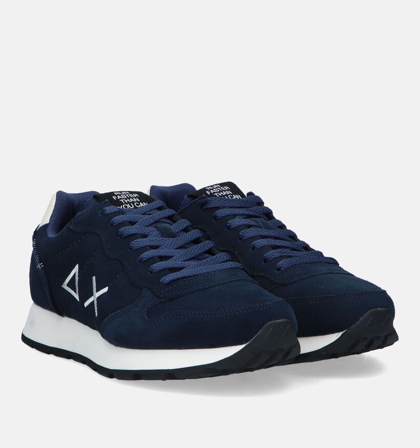 Sun 68 Tom Suede Kaki Sneakers voor heren (329900) - geschikt voor steunzolen