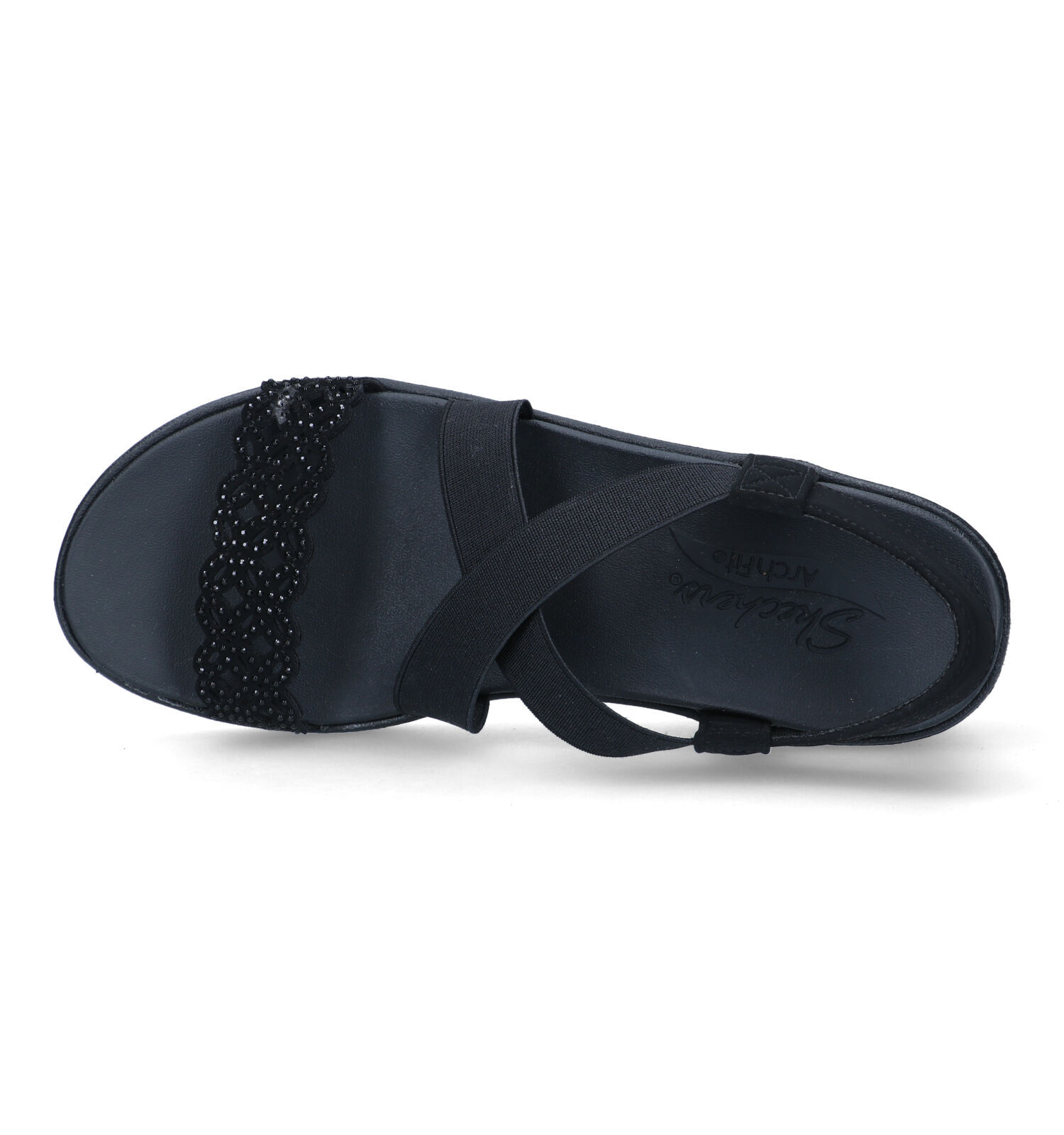 Skechers sandalen dames discount zwart
