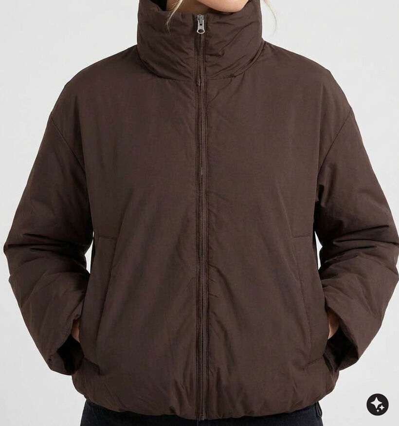 Pieces Sif Donkerbruine Jas voor dames (378355)