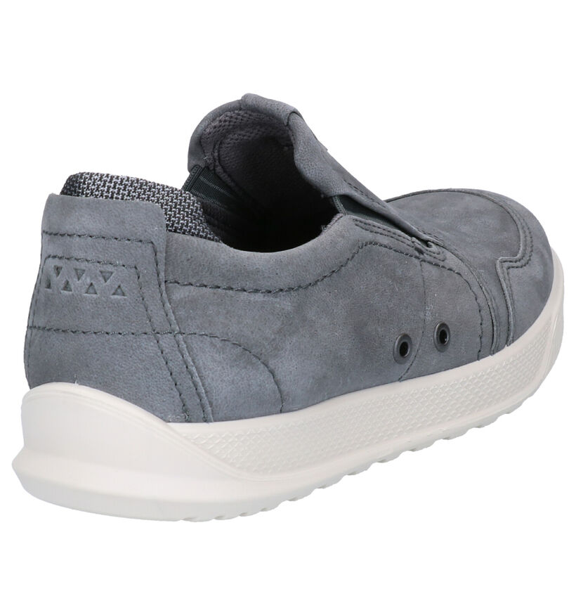 ECCO Chaussures slip-on en Gris foncé en nubuck (275347)