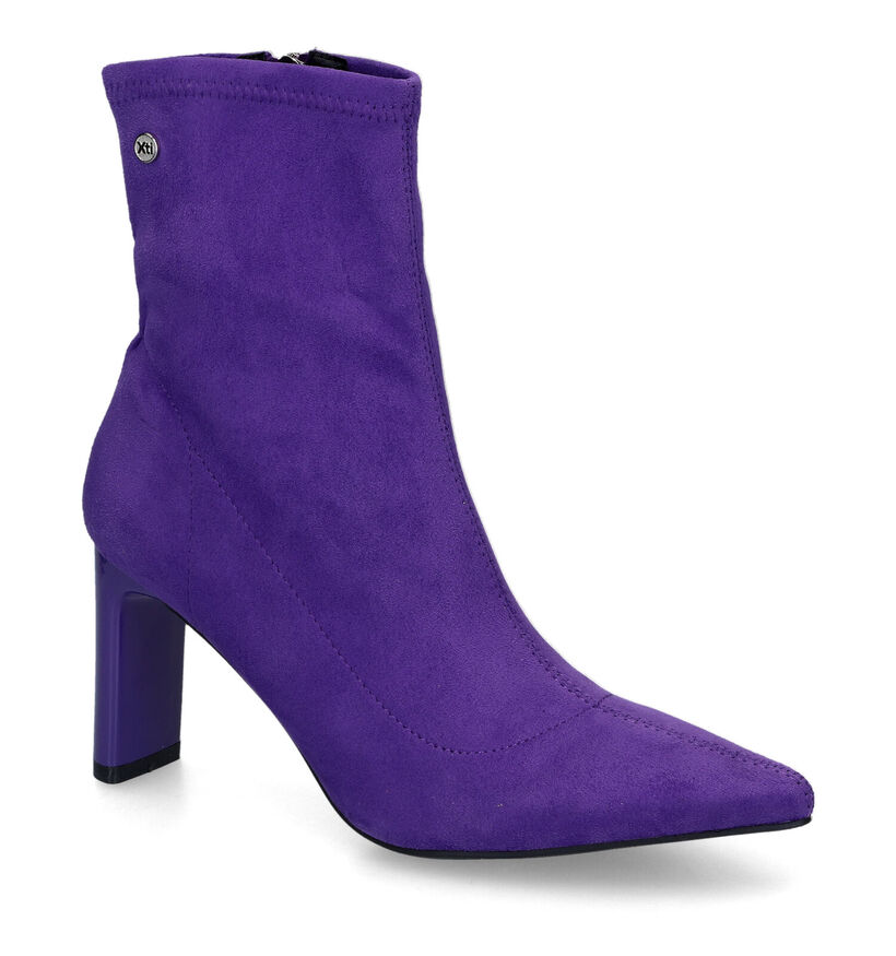 Xti Bottines à talons en Violet foncé pour femmes (319878)