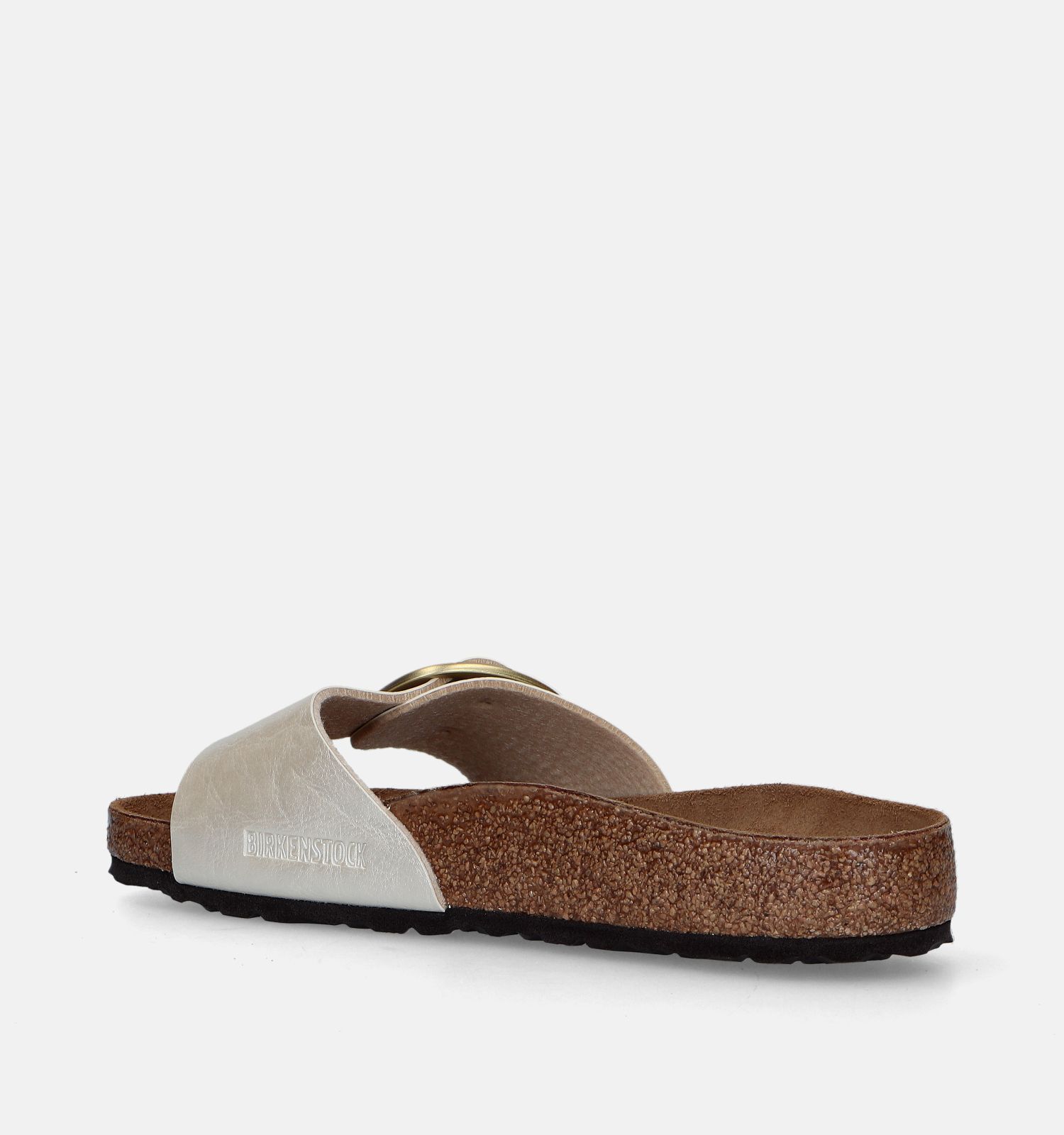 Birkenstock Madrid Birko Flor Witte Slippers Dames Slippers