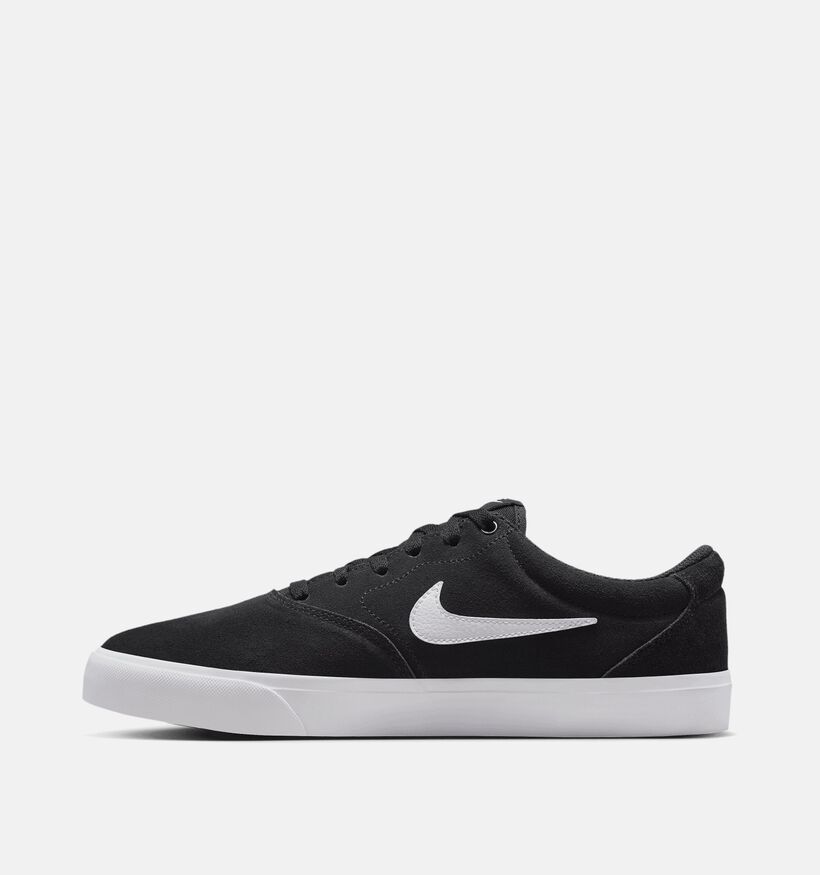 Nike Charge Suede Baskets en Noir pour hommes, garçons (350479)