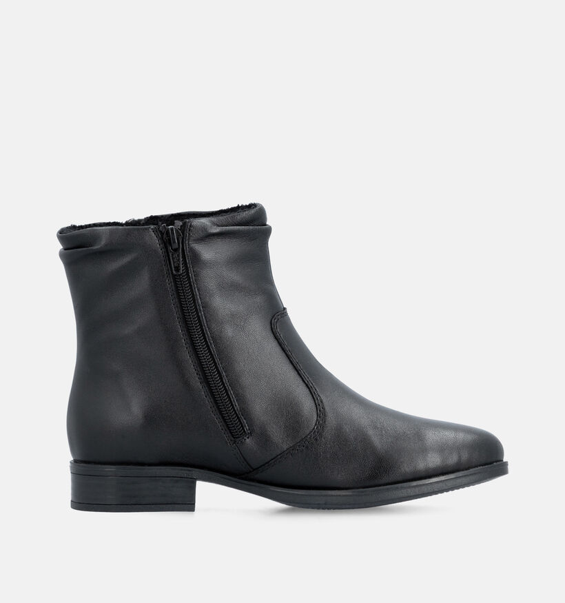 Rieker Bottines motardes en Noir pour femmes (379972) - pour semelles orthop&eacute;diques