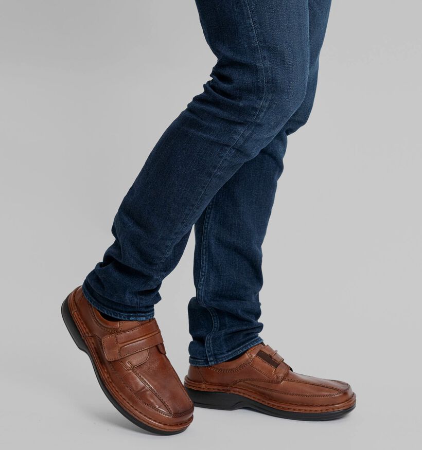 Ara Chaussures confort en Cognac pour hommes (373264) - pour semelles orthop&eacute;diques