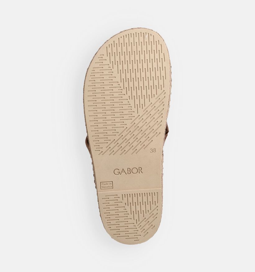 Gabor Bruine Slippers voor dames (371217)