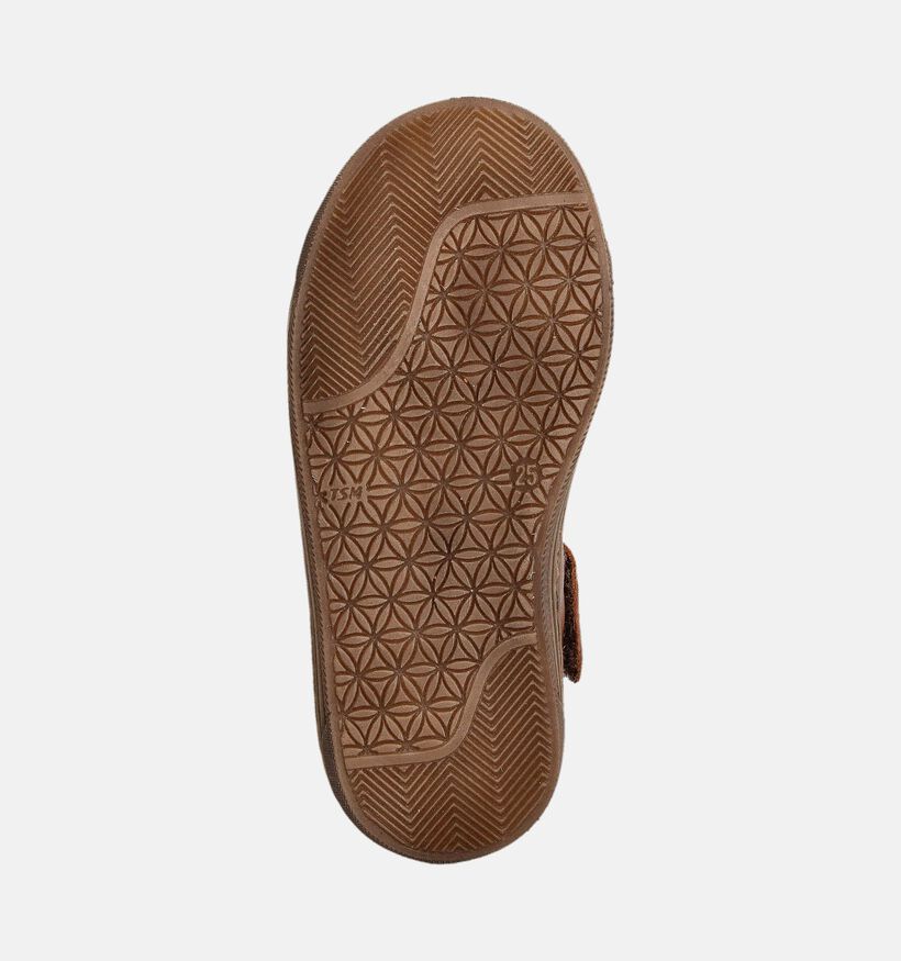 STONES and BONES Myra Cognac Hoge Sneakers voor meisjes (362003) - geschikt voor steunzolen