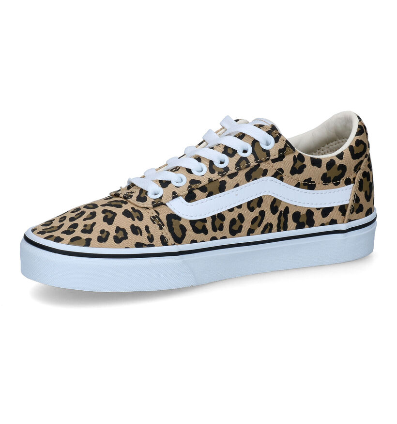 Vans Ward Baskets de skate en Rose pour femmes (327993)