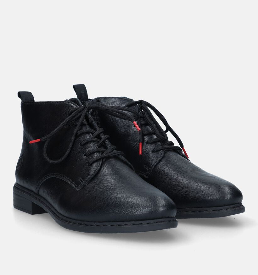 Rieker Bottines plates en Noir pour femmes (331634)
