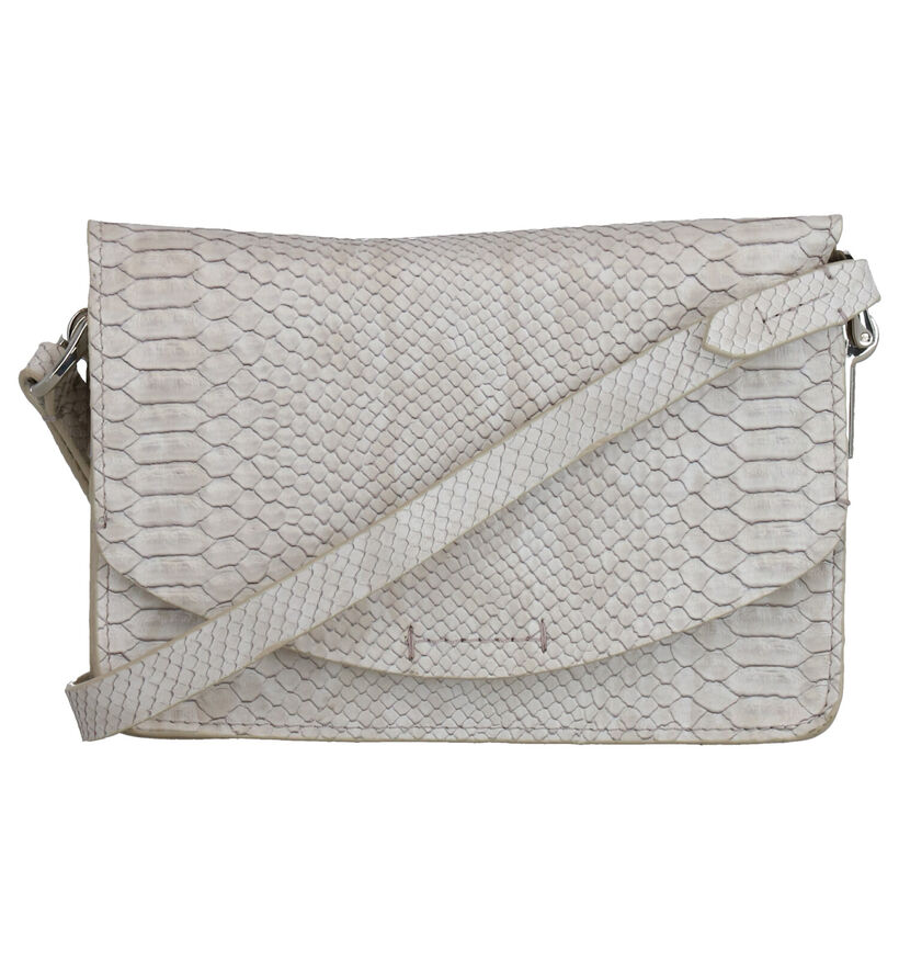 Clarks Marva Wave Ecru Crossbody Tas in kunstleer (274236)