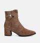 NeroGiardini Bottines en Beige fonc&eacute; pour femmes (379407)