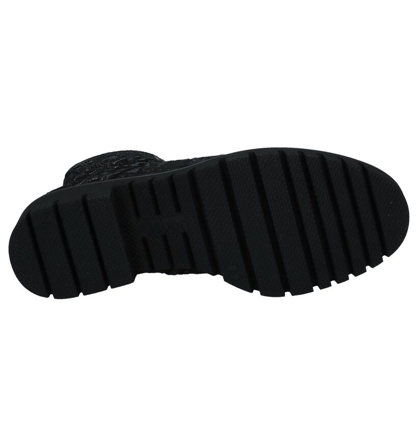 Gabor Comfort Zwarte Boots met Rits/Veter in leer (231185)