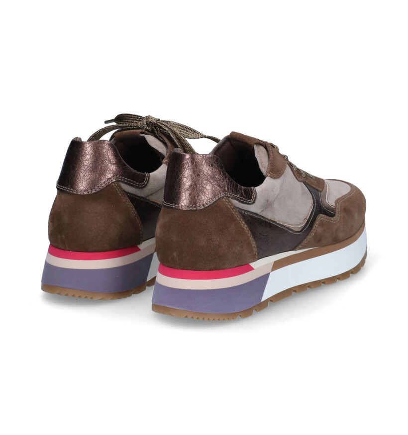 NeroGiardini Bruine Sneakers voor dames (316021) - geschikt voor steunzolen