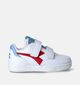 Diadora Raptor Low Stripe Witte Sneakers voor meisjes, jongens (350779)