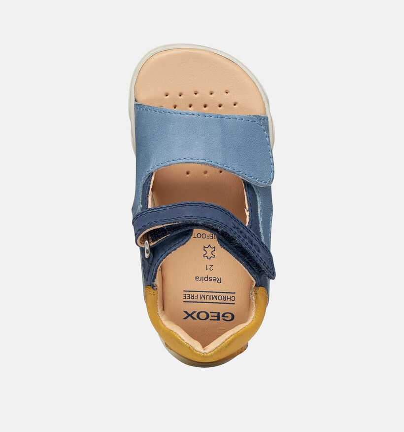 Geox Sandales pour b&eacute;b&eacute; en Bleu pour gar&ccedil;ons (370161)