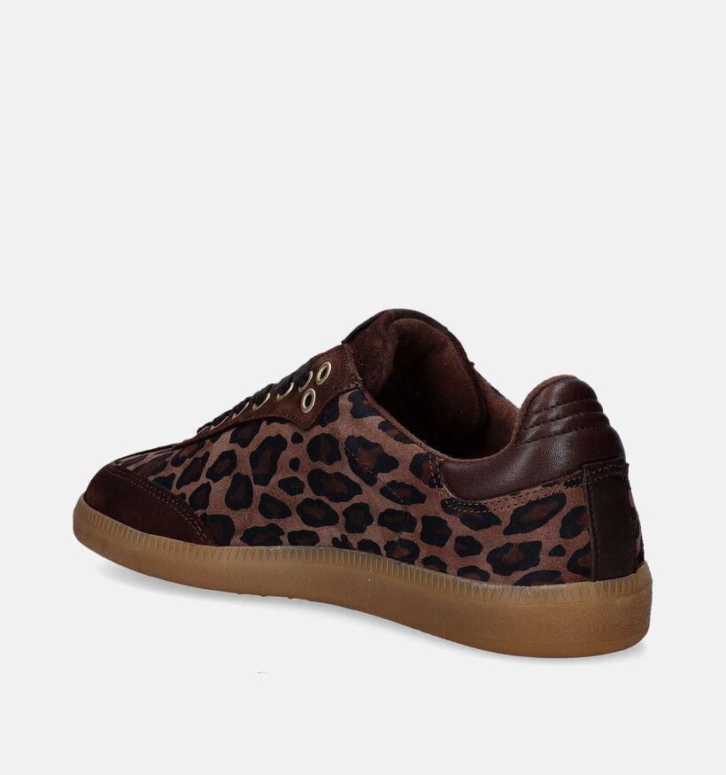 Scapa Bruine Sneakers voor dames (347708) - geschikt voor steunzolen