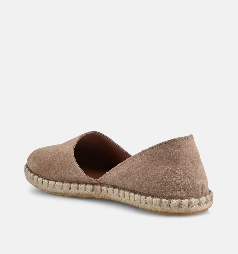 Verbenas Carmen Chaussures &agrave; enfiler en Taupe pour femmes (370084)