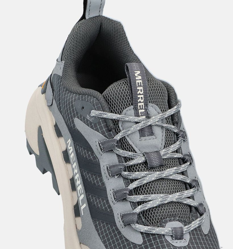 Merrell Moab Speed 2 Grijze Wandelschoenen voor heren (363648) - geschikt voor steunzolen