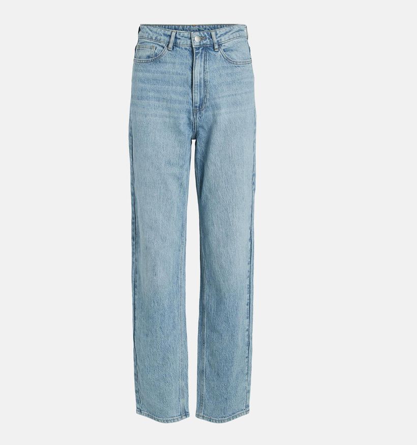 Vila Kelly Jeans taille haute L32 en Bleu pour femmes (334389)