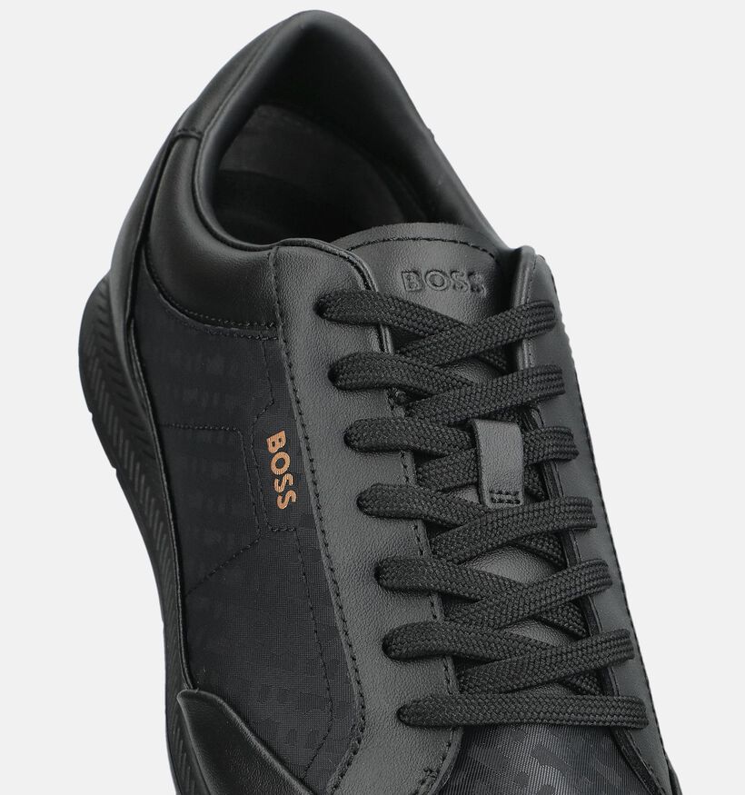 BOSS Nitan Chaussures plates en Noir pour hommes (375716) - pour semelles orthop&eacute;diques