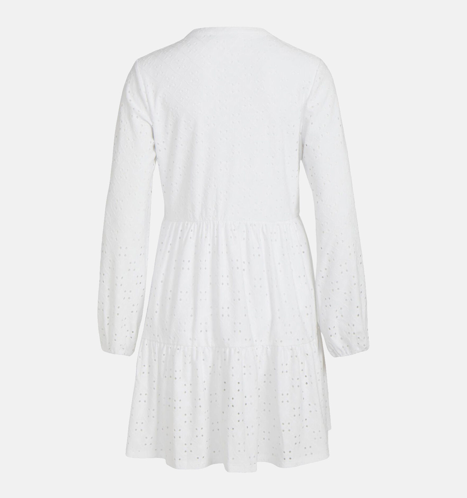 Vila Kawa Witte Geborduurde Jurk Dames Kleedjes Online op TORFS.BE
