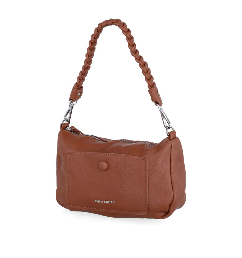 Emily & Noah Fiorella Beige Schoudertas in kunstleer (299589)